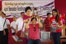 Marcos Jr. with his sisters Imelda “Imee”