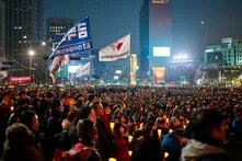 Demonstration in South Korea