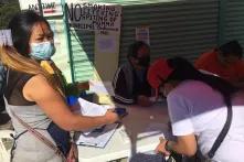 The municipality of La Trinidad is strictly enforcing the documentary procedures for those entering the town such as accomplishment of health declaration form and securing of barangay health certificate to prevent the transmission of COVID-19. (photo by JJM-PIA-CAR)