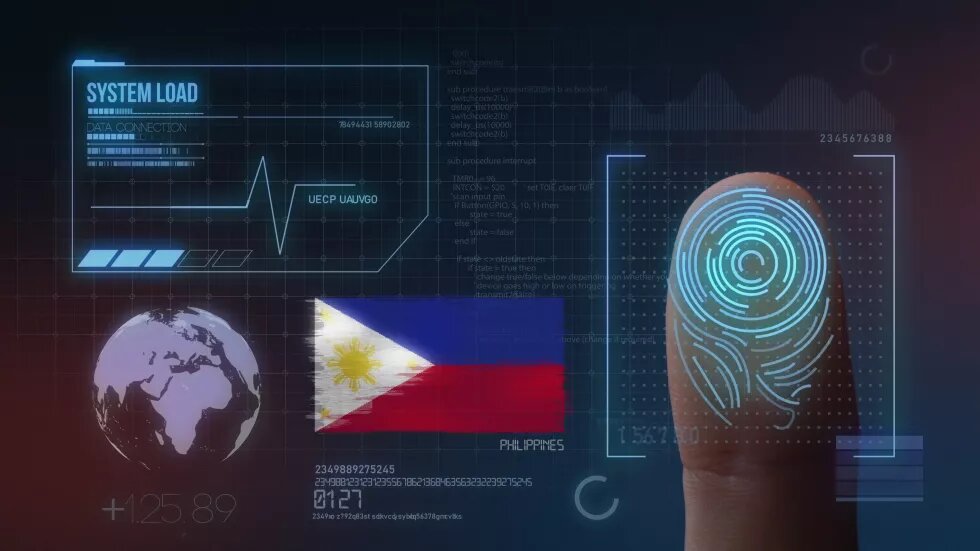 Finger Print Biometric Scanning Identification System. Philippines Nationality